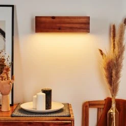 Hofstein Marmorera Wandleuchte LED Weiß, Naturfarben, 1-flammig -Wandleuchten Verkauf marmorera wandleuchte h3542095 8