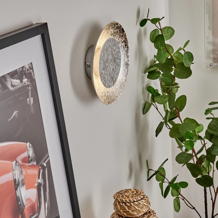 Hofstein Merlo Wandleuchte LED Silber, 1-flammig 7 Hofstein Merlo Wandleuchte LED Silber, 1-flammig - Image 7