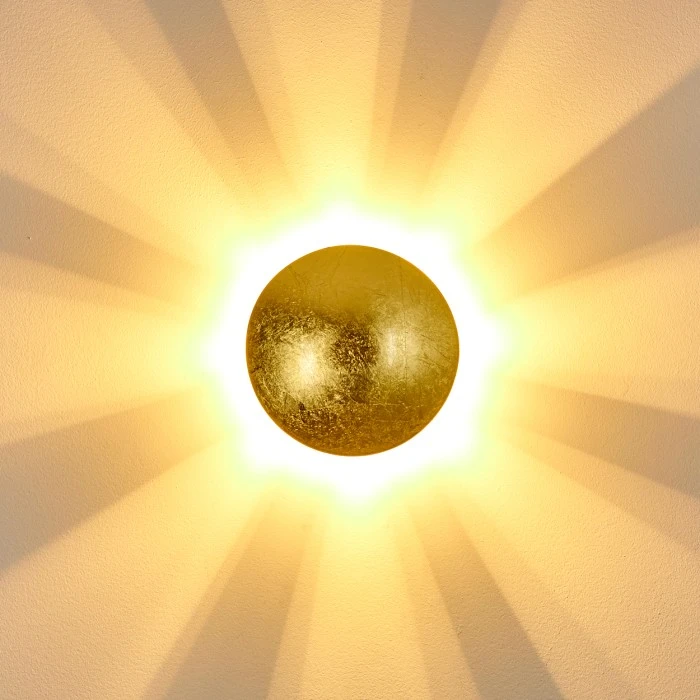 Hofstein Mezia Wandleuchte Gold, 1-flammig 14 Hofstein Mezia Wandleuchte Gold, 1-flammig – Bild 14