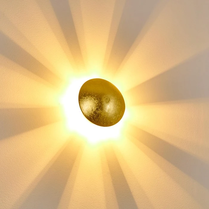 Hofstein Mezia Wandleuchte Gold, 1-flammig 6 Hofstein Mezia Wandleuchte Gold, 1-flammig – Bild 6