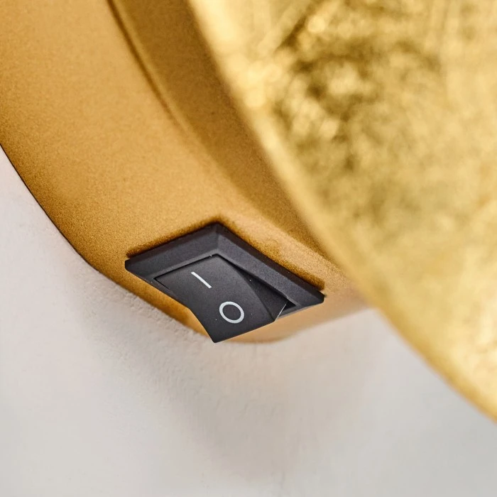 Hofstein Mezia Wandleuchte Gold, 1-flammig 8 Hofstein Mezia Wandleuchte Gold, 1-flammig – Bild 8