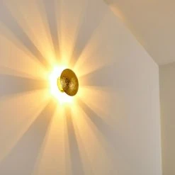 Hofstein Mezia Wandleuchte Gold, 1-flammig -Wandleuchten Verkauf mezia wandleuchte h3080696 3