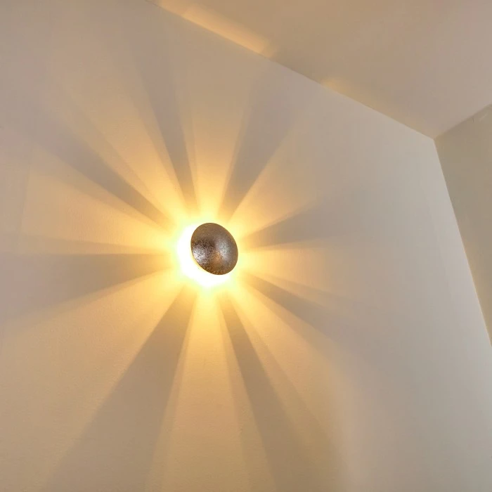 Hofstein Mezia Wandleuchte Silber, 1-flammig 11 Hofstein Mezia Wandleuchte Silber, 1-flammig - Image 11