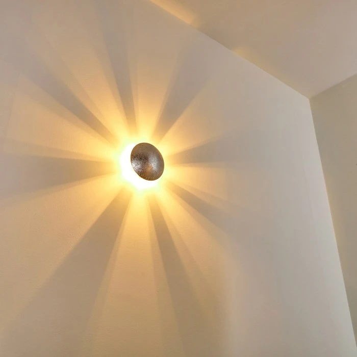 Hofstein Mezia Wandleuchte Silber, 1-flammig 13 Hofstein Mezia Wandleuchte Silber, 1-flammig - Image 13