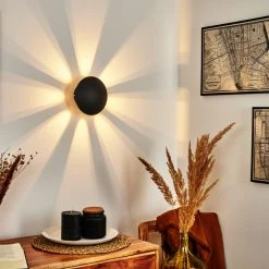 Hofstein Mezia Wandleuchte LED Schwarz, 1-flammig -Wandleuchten Verkauf mezia wandleuchte h3433096 10