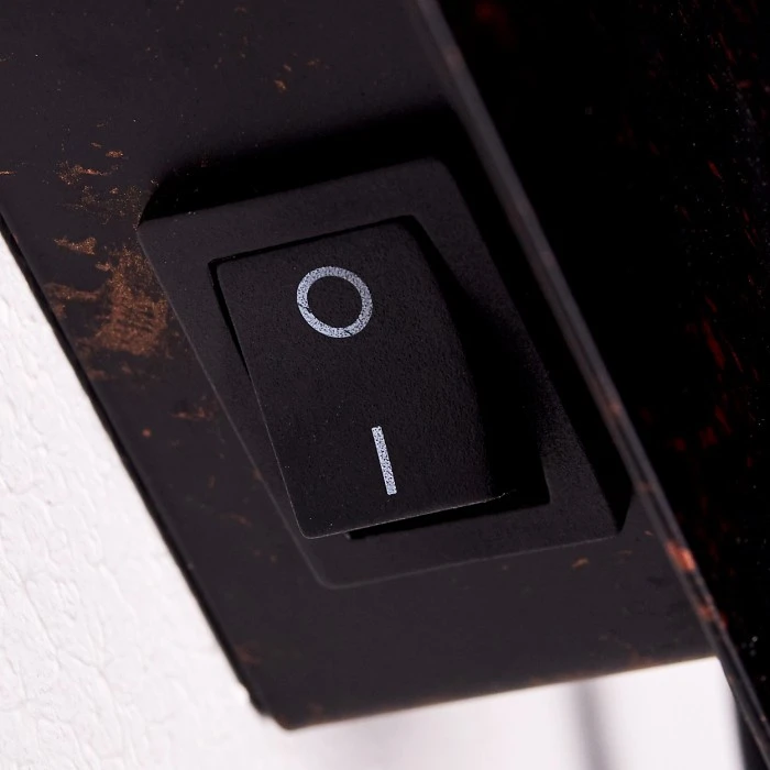 Hofstein Moheda Wandleuchte Schwarz, Rostfarben, 1-flammig 20 Hofstein Moheda Wandleuchte Schwarz, Rostfarben, 1-flammig - Image 20