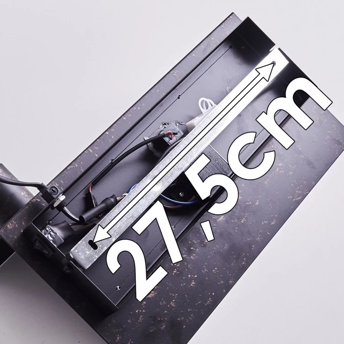 Hofstein Moheda Wandleuchte Schwarz, Rostfarben, 1-flammig 26 Hofstein Moheda Wandleuchte Schwarz, Rostfarben, 1-flammig - Image 26