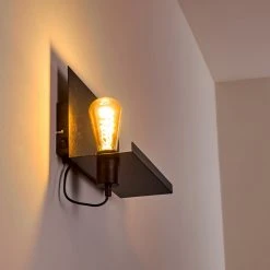 Hofstein Moheda Wandleuchte Schwarz, Rostfarben, 1-flammig 32 Hofstein Moheda Wandleuchte Schwarz, Rostfarben, 1-flammig -Wandleuchten Verkauf moheda wandleuchte h3318058 6