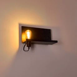 Hofstein Moheda Wandleuchte Schwarz, Rostfarben, 1-flammig 33 Hofstein Moheda Wandleuchte Schwarz, Rostfarben, 1-flammig -Wandleuchten Verkauf moheda wandleuchte h3318058 7