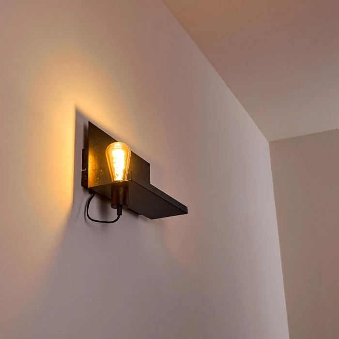 Hofstein Moheda Wandleuchte Schwarz, Rostfarben, 1-flammig 10 Hofstein Moheda Wandleuchte Schwarz, Rostfarben, 1-flammig - Image 10