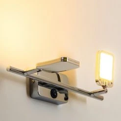 Hofstein Moosonee Wandleuchte LED Chrom, 2-flammig 18 Hofstein Moosonee Wandleuchte LED Chrom, 2-flammig -Wandleuchten Verkauf moosonee wandleuchte h3009635 5