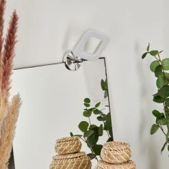 Hofstein Morges Spiegelleuchte LED Chrom, Weiß, 1-flammig -Wandleuchten Verkauf morges spiegelleuchte h3459973 1