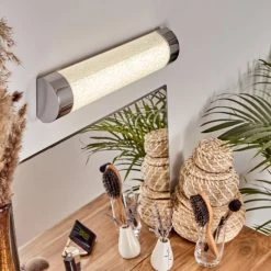 Hofstein Morges Wandleuchte LED Chrom, Transparent, Klar, 1-flammig -Wandleuchten Verkauf morges wandleuchte h3381557 6