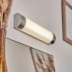 Hofstein Morges Wandleuchte LED Chrom, Transparent, Klar, 1-flammig -Wandleuchten Verkauf morges wandleuchte h3381557 8