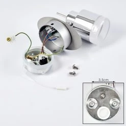 Hofstein Morges Wandleuchte LED Chrom, 1-flammig 16 Hofstein Morges Wandleuchte LED Chrom, 1-flammig -Wandleuchten Verkauf morges wandleuchte h3458259 4