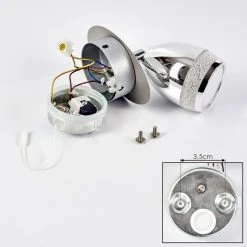 Hofstein Morges Wandleuchte LED Chrom, 1-flammig 16 Hofstein Morges Wandleuchte LED Chrom, 1-flammig -Wandleuchten Verkauf morges wandleuchte h3458297 4