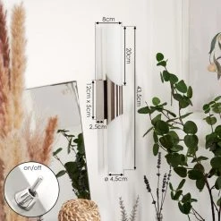 Hofstein Morges Wandleuchte Nickel-Matt, 2-flammig -Wandleuchten Verkauf morges wandleuchte h3577783 3