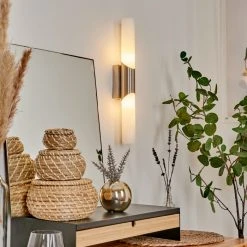 Hofstein Morges Wandleuchte Nickel-Matt, 2-flammig -Wandleuchten Verkauf morges wandleuchte h3577783 6