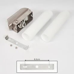 Hofstein Morges Wandleuchte Nickel-Matt, 2-flammig -Wandleuchten Verkauf morges wandleuchte h3577806 4
