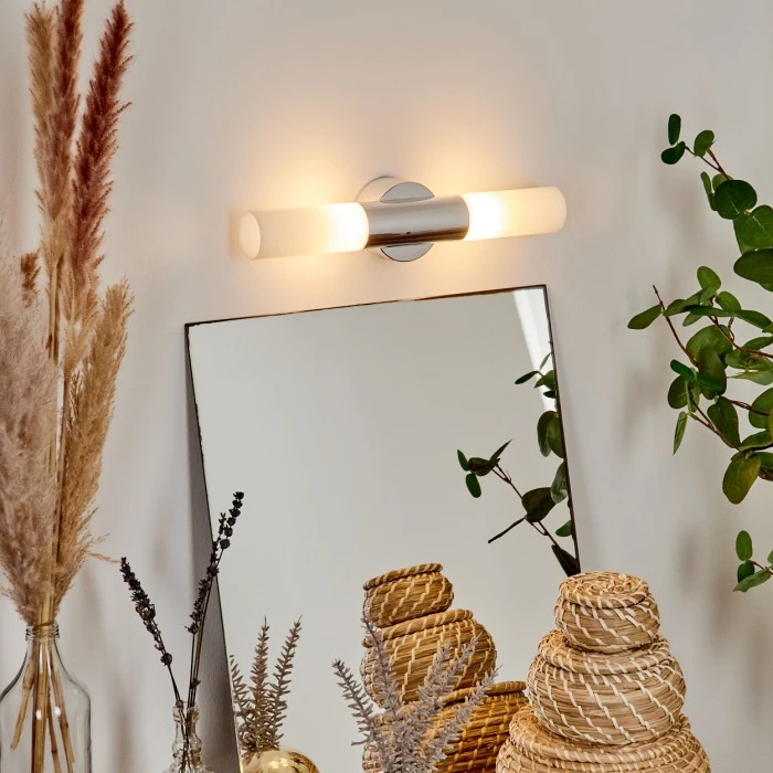 Hofstein Morges Wandleuchte Nickel-Matt, 2-flammig 11 Hofstein Morges Wandleuchte Nickel-Matt, 2-flammig - Image 11