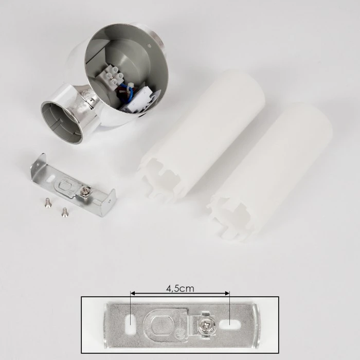 Hofstein Morges Wandleuchte Nickel-Matt, 2-flammig 5 Hofstein Morges Wandleuchte Nickel-Matt, 2-flammig - Image 5