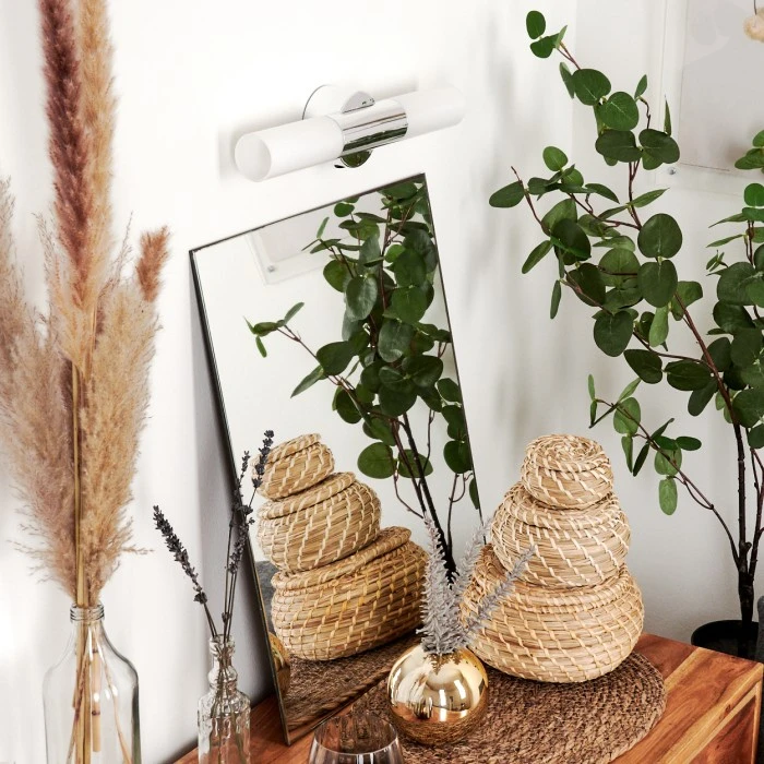 Hofstein Morges Wandleuchte Nickel-Matt, 2-flammig 10 Hofstein Morges Wandleuchte Nickel-Matt, 2-flammig - Image 10