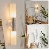 Hofstein Morges Wandleuchte Nickel-Matt, 2-flammig