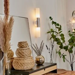 Hofstein Morges Wandleuchte Nickel-Matt, 2-flammig -Wandleuchten Verkauf morges wandleuchte h3578520 8