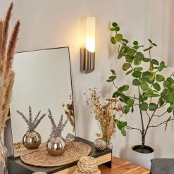 Hofstein Morges Wandleuchte Nickel-Matt, 1-flammig -Wandleuchten Verkauf morges wandleuchte h3610060 10