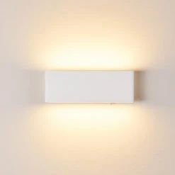 Hofstein Mosambik Wandleuchte LED Weiß, 1-flammig -Wandleuchten Verkauf mosambik wandleuchte h3372234 6