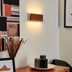 Hofstein Mosambik Wandleuchte LED Nickel-Matt, Braun, Holz dunkel, 1-flammig 20 Hofstein Mosambik Wandleuchte LED Nickel-Matt, Braun, Holz dunkel, 1-flammig -Wandleuchten Verkauf mosambik wandleuchte h3437261 6