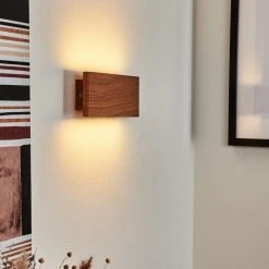 Hofstein Mosambik Wandleuchte LED Nickel-Matt, Braun, Holz dunkel, 1-flammig 22 Hofstein Mosambik Wandleuchte LED Nickel-Matt, Braun, Holz dunkel, 1-flammig -Wandleuchten Verkauf mosambik wandleuchte h3437261 8