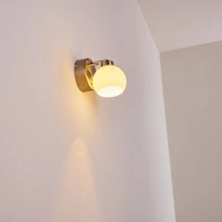 Hofstein Motala Wandleuchte LED Nickel-Matt, 1-flammig, Fernbedienung, Farbwechsler -Wandleuchten Verkauf motala wandleuchte h3299913 do2 10