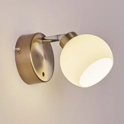 Hofstein Motala Wandleuchte LED Nickel-Matt, 1-flammig, Fernbedienung, Farbwechsler -Wandleuchten Verkauf motala wandleuchte h3299913 do2 18