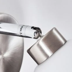 Hofstein Motala Wandleuchte LED Nickel-Matt, 1-flammig, Fernbedienung, Farbwechsler -Wandleuchten Verkauf motala wandleuchte h3299913 do2 23