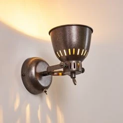 Hofstein Nanlia Wandleuchte Grau, Silber, 1-flammig -Wandleuchten Verkauf nanlia wandleuchte h3175439 do1 11