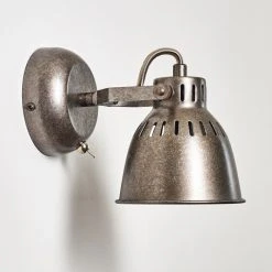 Hofstein Nanlia Wandleuchte Grau, Silber, 1-flammig -Wandleuchten Verkauf nanlia wandleuchte h3175439 do1 16