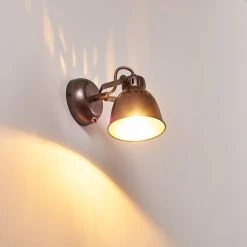 Hofstein Nanlia Wandleuchte Grau, Silber, 1-flammig -Wandleuchten Verkauf nanlia wandleuchte h3175439 do1 2