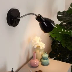 Hofstein Naouli Wandleuchte Chrom, Schwarz, 1-flammig 19 Hofstein Naouli Wandleuchte Chrom, Schwarz, 1-flammig -Wandleuchten Verkauf naouli wandleuchte h3415016 9