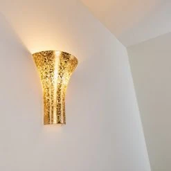 Hofstein Nerola Wandleuchte Gold, 1-flammig -Wandleuchten Verkauf nerola wandleuchte h169637 do4 11