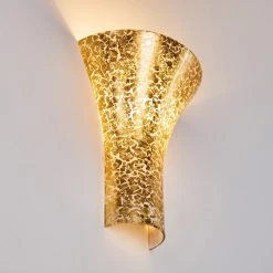 Hofstein Nerola Wandleuchte Gold, 1-flammig -Wandleuchten Verkauf nerola wandleuchte h169637 do4 2