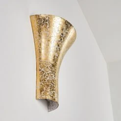 Hofstein Nerola Wandleuchte Gold, 1-flammig -Wandleuchten Verkauf nerola wandleuchte h169637 do4 8