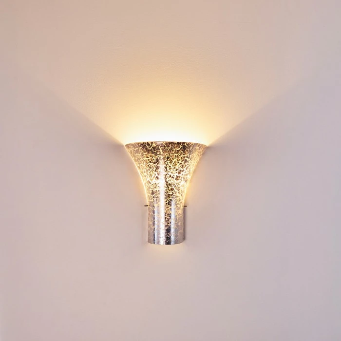 Hofstein Nerola Wandleuchte Silber, 1-flammig 12 Hofstein Nerola Wandleuchte Silber, 1-flammig - Image 12