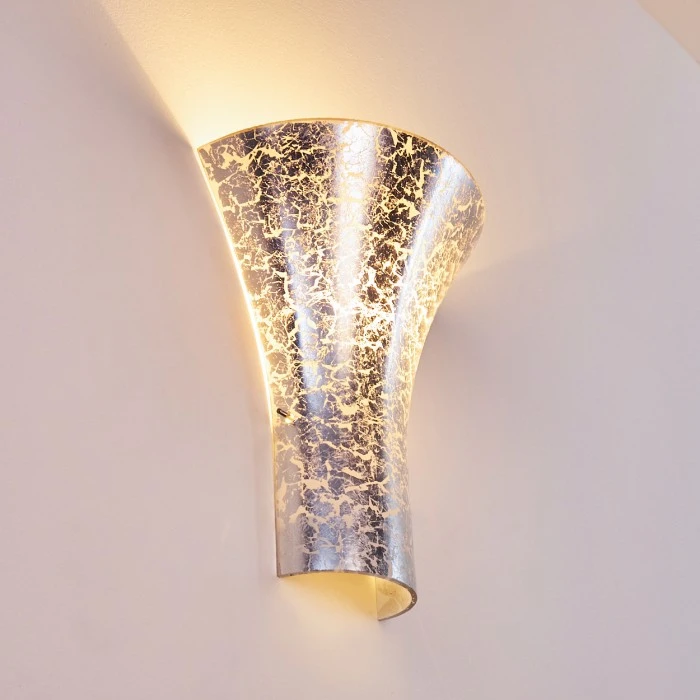 Hofstein Nerola Wandleuchte Silber, 1-flammig 3 Hofstein Nerola Wandleuchte Silber, 1-flammig - Image 3