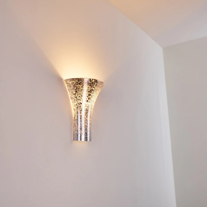 Hofstein Nerola Wandleuchte Silber, 1-flammig 5 Hofstein Nerola Wandleuchte Silber, 1-flammig - Image 5