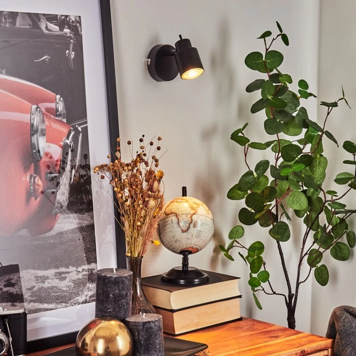 Hofstein Nestavel Wandleuchte LED Schwarz, 1-flammig 9 Hofstein Nestavel Wandleuchte LED Schwarz, 1-flammig - Image 9