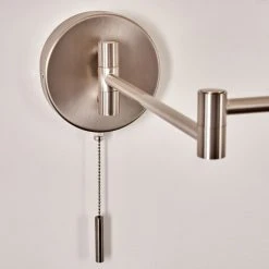 Hofstein Neuville Wandleuchte Nickel-Matt, 1-flammig -Wandleuchten Verkauf neuville wandleuchte h3292938 do1 13