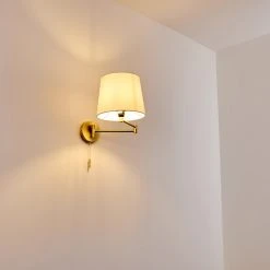 Hofstein Neuville Wandleuchte Messing, 1-flammig -Wandleuchten Verkauf neuville wandleuchte h3292952 do1 2