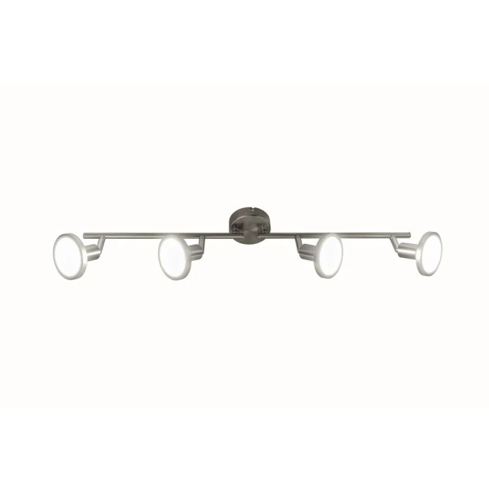 Nino Leuchten NEO Spotleuchte LED Nickel-Matt, 4-flammig 1 Nino Leuchten NEO Spotleuchte LED Nickel-Matt, 4-flammig