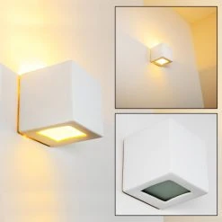 Hofstein Noto Wandleuchte Weiß, 1-flammig